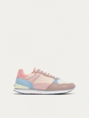 Hoff City Barcelona Women's Trainers Pink Blue White | AOK1045YP