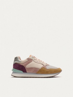 Hoff City Pasadena Women's Trainers White Pink Brown | AXB304OI